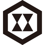 六角に二つ輪鼓紋