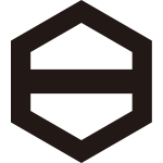 六角に一つ引き紋