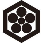 六角に星梅鉢紋