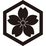 六角に山桜紋