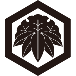 六角に雪持ち笹紋