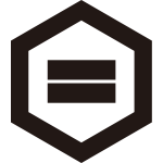 六角内に二つ引き紋