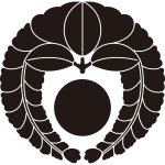 下り藤に一つ星紋