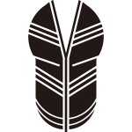 先割れ鷹の羽紋