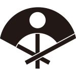 三本骨日の丸扇紋