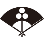 三本骨扇に三つ星紋