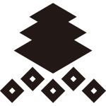 三階菱に釘抜紋