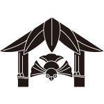 笹庵に膨ら雀紋