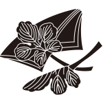 色紙に梶の葉紋