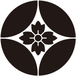 七宝に鬼花菱紋