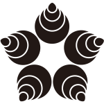 尻合せ五つ宝珠紋