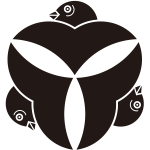 尻合せ三つ雁金紋