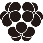 尻合せ三つ光琳蔦紋