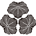 尻合せ三つ蔦紋