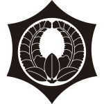 反り亀甲鉄砲に上り藤紋