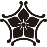 外五つ鐶に桔梗紋