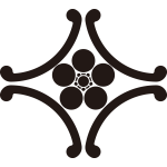 外鐶菱に梅鉢紋