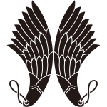 外対い並び羽箒紋