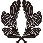 外割り梶の葉紋