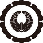 外雪輪に上り藤紋