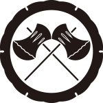 外雪輪に違い鉞紋