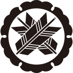 外雪輪に違い矢紋