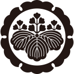 外雪輪に五三桐紋