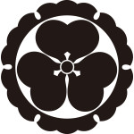 外雪輪に片喰紋