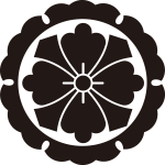外雪輪に剣花角紋