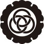 外雪輪に三つ輪違い紋