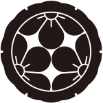 外雪輪に三つ割り梅紋