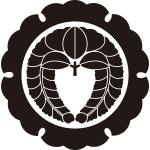 外雪輪に下り藤紋