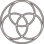 総陰糸輪に三つ輪違い紋