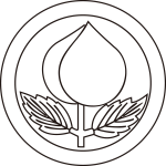 総陰丸に葉付き桃紋