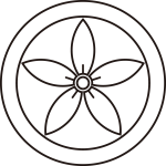 総陰丸に細桔梗紋