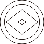 総陰丸に釘抜き菱紋