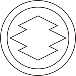 総陰丸に松皮菱紋