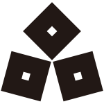 隅合せ三つ目紋