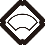 隅入り角に中陰地紙紋