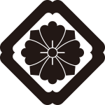 隅入り角に剣花角紋