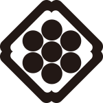 隅入り角に七曜紋