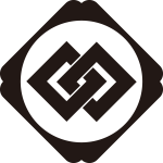 隅入り鉄砲角に違い釘抜紋