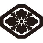 隅切り菱に剣花菱紋