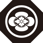 隅切り角持ちに地抜き木瓜紋