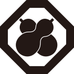 隅切り角に違い瓢紋