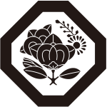 隅切り角に変り橘紋