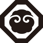 隅切り角に打板紋