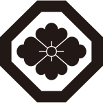 隅切り角に花菱紋