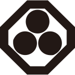 隅切り角に三つ星紋