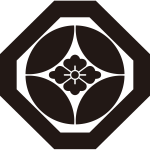 隅切り角に七宝に花菱紋